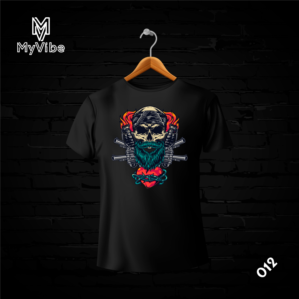 Gangsta Bearded Skull